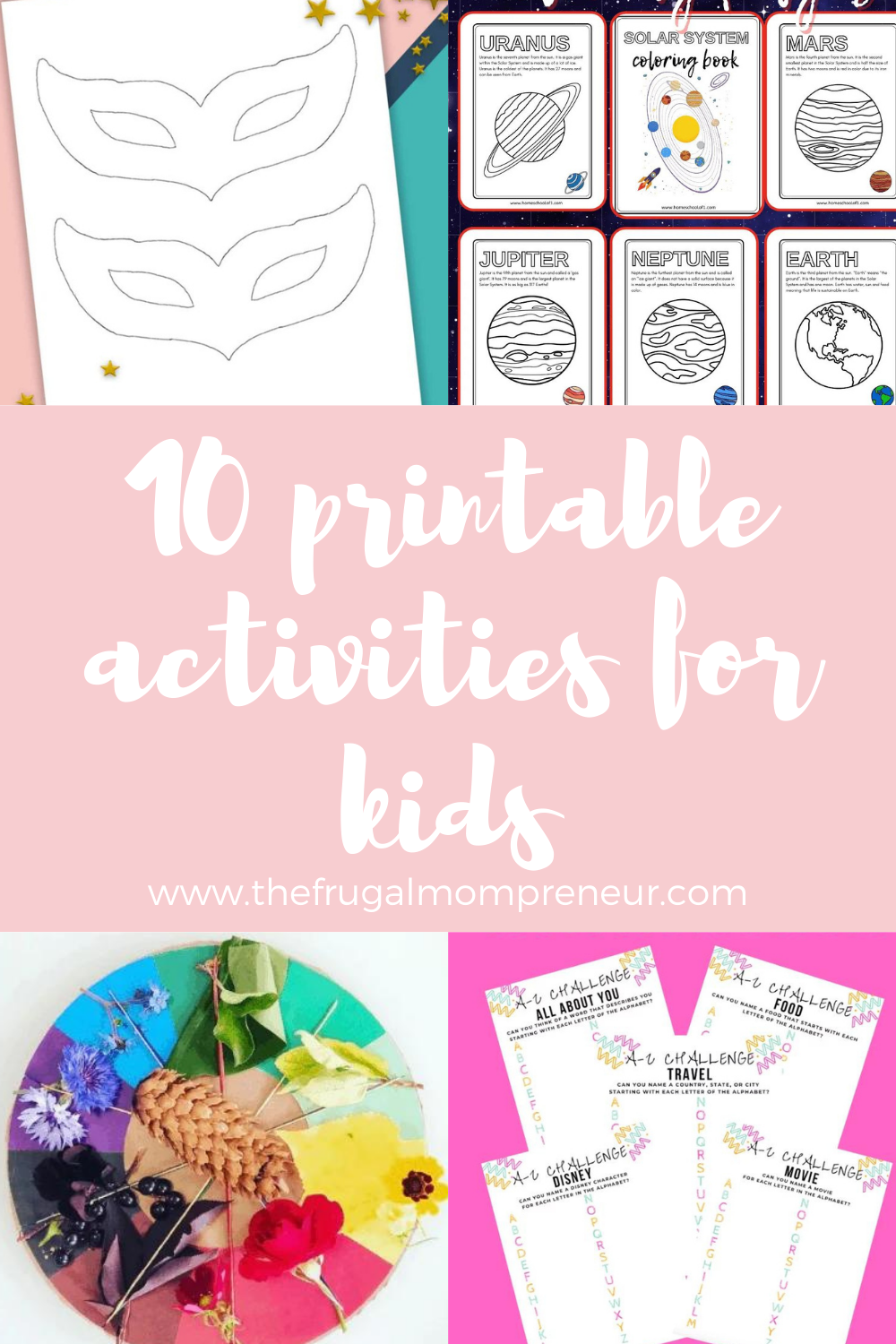 10 printable activities for kids – how to keep your kids occupied, while working from home, without spending extra money.